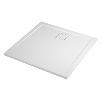 Душевой поддон Sanswiss Livada, квадратный, 100×100 см, высота 3,7 см, искусственный мрамор